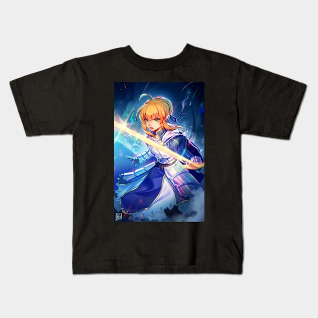 Saber Kids T-Shirt by alinalal